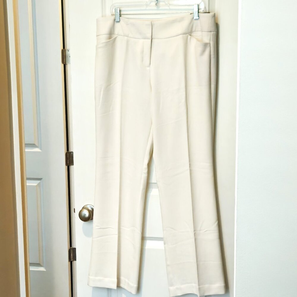 WORTHINGTON Winter White dress pants, 14S, NWT, beautiful!